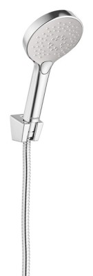 DAMIXA SILHOUET BADGARNITUUR MET HANDDOUCHE MET 3 STANDEN DIA 110 mm CHROOM 765250000