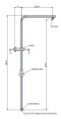 KINEDO DOUCHEBAAR ENKEL COMPATIBEL MET MIT97 50KI-KIT107