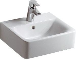 IDEAL STANDARD CONNECT CUBE HANDENWASSER 40 x 36 cm WIT E713701