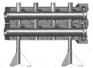 MEIBES VERDELERBALK MODULE MET 2 CIRCUITS MET ISOLATIE TYPE 280 kW 12 m³/H DIA 114.3 mm 66457.0