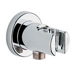 GROHE RELEXA PLUS MUURAANSLUITBOCHT 1/2" MET DOUCHEHOUDER CHROOM 28628 000