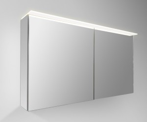 DETREMMERIE NO LIMIT SPIEGELKAST TRENDY MET DUBBELZIJDIGE SPIEGELDEUREN 120 cm H 65 cm D 16 cm MET DIRECTE VERLICHTING 75DB120DT