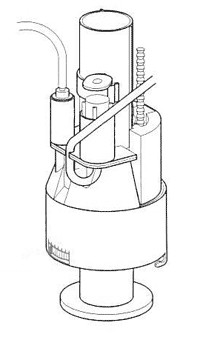 GROHE SPOELMECHANISME PNEUMATISCH TBV DALBLOC 42774 000