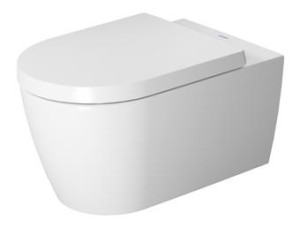 DURAVIT ME BY STARCK WANDTOILET RIMLESS BINNENZIJDE WIT BUITENZIJDE WIT ZIJDEMAT 2529092600