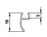 KERMI VERTICALE GLAS-AFDICHTING VOOR SFN, SGF, SFW, SFV, ESR/L, RDR/L, ERD VAN DIVERSE REEKSEN 2534091