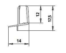 KERMI IBIZA 2000 SET SPATWATERDICHTINGEN HORIZONTAAL L 55 cm EDI2PTD0426905K 2534045