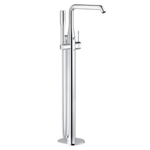 GROHE ESSENCE NEW BAD/DOUCHE EENGREEPSMENGKRAAN VLOERMONTAGE MET EUPHORIA COSMOPOLITAN STICK BADGARNITUUR CHROOM 23491 001