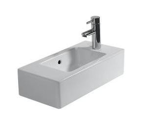 DURAVIT VERO HANDENWASSER 50 x 25 cm WIT KRAANGAT RECHTS 0703500008