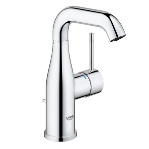 GROHE ESSENCE NEW WASTAFEL EENGREEPSMENGKRAAN M-SIZE MET AFLOOPGARNITUUR CHROOM 23462 001