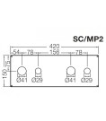 VOLA MONTAGEPLAAT VOOR SC3, SC10 EN SC12 SC/MP2