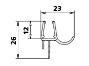 KERMI 2 SPATWATERDICHTINGEN HORIZONTAAL DAKGOOTVORM GEBOGEN 2534075