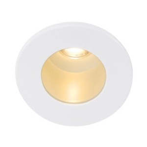 SLV TRITON HORN MINI LED SPOT INBOUW ROND WIT LED 1 Watt WARM WIT 350 mA 113671