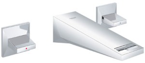 GROHE BRILLIANT WASTAFEL DRIEGATS WANDCOMBINATIE UITLOOP SPRONG 161 mm CHROOM 20346 000