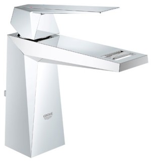 GROHE ALLURE BRILLIANT WASTAFEL EENGREEPSMENGKRAAN ECOJOY LAAG MODEL CHROOM 23029 000