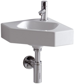 GEBERIT iCON XS HANDENWASSER HOEKMODEL 32.5 cm WIT S8402500000/124729000