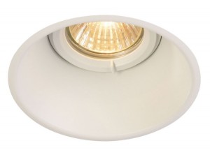 SLV HORN-0 INBOUWSPOT PLAFOND ROND WIT MAT MAX. 50 Watt 230 Volt 113161