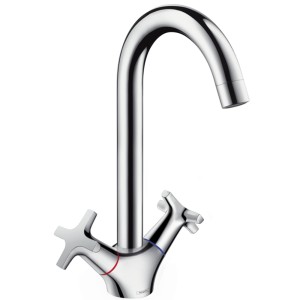 HANSGROHE LOGIS CLASSIC KEUKEN TWEEGREEPSMENGKRAAN CHROOM 71285000