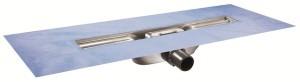 I-DRAIN LINEAR+ 54 DOUCHEGOOT 70 cm MET 2 m AFDICHTINGSMAT INOX ID4E07001X20