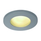 SLV DOLIX OUT GU10 INBOUWSPOT PLAFOND ROND ZILVERGRIJS MAX. 35 Watt 111024