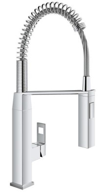 GROHE EUROCUBE KEUKEN EENGREEPSMENGKRAAN MET PROFESSIONELE SPROEIER CHROOM 31395 000