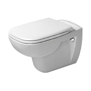 DURAVIT D-CODE WANDTOILET DIEPSPOEL INCLUSIEF ZITTING MET SOFTCLOSING COMBI PACK WIT 45350900A1