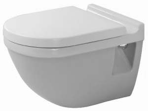 DURAVIT STARCK 3 WANDTOILET DIEPSPOEL INCLUSIEF ZITTING MET SOFTCLOSING COMBI PACK WIT 42000900A1