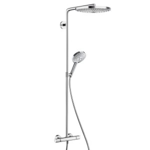 HANSGROHE RAINDANCE SELECT S300 2JET SHOWERPIPE DOUCHESET MET THERMOSTATISCHE KRAAN CHROOM 27133000