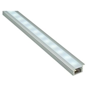 SLV LED INBOUWPROFIEL ALU GEANODISEERD MET GESATINEERDE PLEXI AFDEKKING L 100 cm 213332