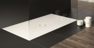 KALDEWEI SCONA EXTRA VLAKKE DOUCHEBAK STAAL 100 x 90 x 3.2 cm WIT MAT MET SECURE PLUS SLIPREMMENDE OPPERVLAKTEBEHANDELING INCL. ONDERSTEUNING 915-5