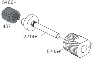 VOLA AS OMSTELLER 5000 SERIE + 10 mm VERLENGD VR5400+10