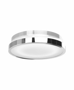 OSRAM LED RONDEL OPBOUW DOWNLIGHT ROND 20 Watt WARM WIT 3000K IP44 CHROOM 508 41097