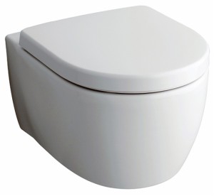 GEBERIT ICON WANDTOILET RIMFREE ZONDER SPOELRAND PACK MET TOILETZITTING MET SOFTCLOSING EN MET QUICK RELEASE WIT 501.664.00.1