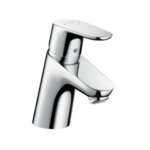 HANSGROHE FOCUS 70 WASTAFEL EENGREEPSMENGKRAAN MET PUSH-OPEN AFLOOPGARNITUUR CHROOM 31604000