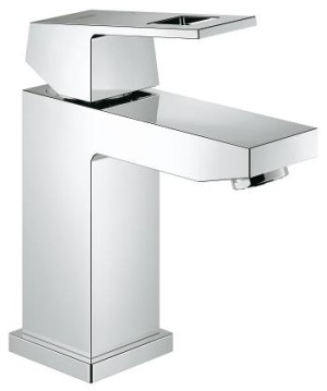 GROHE EUROCUBE WASTAFEL EENGREEPSMENGKRAAN GLAD LICHAAM ECOJOY CHROOM 23132 00E