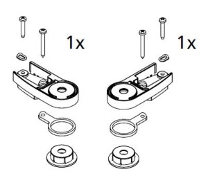 KERMI ATEA SET LAGERS BOVENAAN 3268BG ZILVER HOOGGLANS 2534002