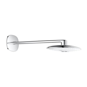 GROHE RAINSHOWER 360 DUO HOOFDDOUCHESET MET HOOFDDOUCHE 36 x 22 cm EN DOUCHEARM SPRONG 45 cm CHROOM/MOON WHITE 26254 LS0