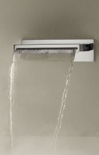 TRES WATERVAL WANDUITLOOP INOX 152 x 200 mm CHROOM 299.903.04