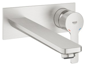 GROHE LINEARE NEW AFWERKSET VOOR WASTAFEL EENGREEPSMENGKRAAN L-SIZE WANDMODEL SUPERSTEEL 23444 DC1