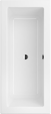 VILLEROY & BOCH LEGATO LIGBAD ACRYL RECHTHOEK 170 x 75 cm STONE WHITE UBA170LEG2V-RW