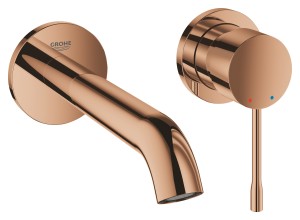 GROHE ESSENCE GREEPELEMENT EN UITLOOP VOOR WASTAFEL EENGREEPSMENGKRAAN M-SIZE WANDMODEL SPRONG 183 mm WARM SUNSET 19408 DA1