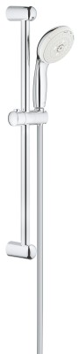 GROHE NEW TEMPESTA 100 DOUCHESET 3 STRALEN ECOJOY MET GLIJSTANG 60 cm CHROOM 27644 001