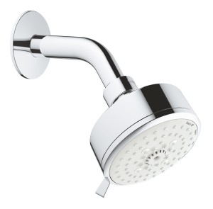 GROHE NEW TEMPESTA COSMOPOLITAN HOOFDDOUCHE MET DOUCHEARM 4 STRALEN ECOJOY CHROOM 27869 001