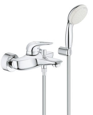 GROHE EUROSTYLE BAD/DOUCHE EENGREEPSMENGKRAAN MET HANDDOUCHEGARNITUUR CHROOM 33592 30A