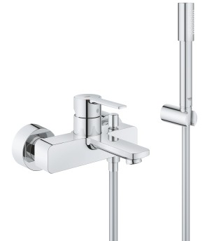 GROHE LINEARE NEW BAD/DOUCHE EENGREEPSMENGKRAAN MET DOUCHEGARNITUUR CHROOM 33850 001