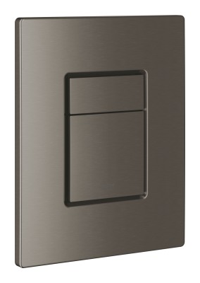 GROHE SKATE COSMOPOLITAN BEDIENINGSPLAAT VOOR VERTICALE OF HORIZONTALE MONTAGE 156 x 197 mm BRUSHED HARD GRAPHITE 38732 AL0