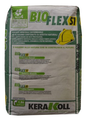 KERAKOLL BIOFLEX C2TE S1 MINERALE GEL-LIJM WIT - zak van 25 kg - prijs per zak 13639