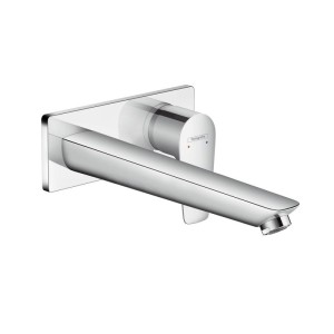 HANSGROHE TALIS E AFWERKSET VOOR TWEEGATS WASTAFEL EENGREEPSMENGKRAAN WANDMODEL SPRONG 225 mm CHROOM 71734000