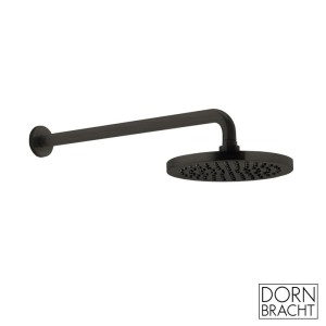 DORNBRACHT RONDE REGENDOUCHE DIA 22 cm MET WANDBEVESTIGING SPRONG 45 cm MAT ZWART 28649970-33