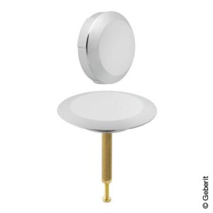 GEBERIT AFWERKSET (STOP EN KNOP) VOOR AUTOMATISCHE BADGARNITUUR CHROOM 150.221.21.1