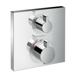 HANSGROHE ECOSTAT SQUARE AFDEKPLAAT ALLEEN 155 x 155 mm VOOR INBOUWTHERMOSTAAT CHROOM 93241000